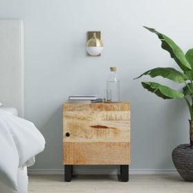 Bedside Cabinet 15.7"x13"x18.1" Solid Wood Mango