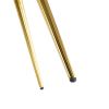 Modern simple light luxury dining grey chair home bedroom stool back dressing chair student desk chair gold metal legs(set of 4)