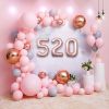 16 Inch Rose Gold Small Number Balloon 0-9 Wedding Decoration Baby Birthday Party Decoration Aluminum Foil Gold Balloons