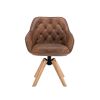 COOLMORE Solid&nbsp;Wood&nbsp;Tufted&nbsp;Upholstered&nbsp;Armless&nbsp; home office chair