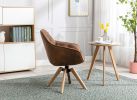 COOLMORE Solid&nbsp;Wood&nbsp;Tufted&nbsp;Upholstered&nbsp;Armless&nbsp; home office chair