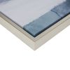 Silver Foil Abstract 3-piece Framed Canvas Wall Art Set