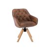 COOLMORE Solid&nbsp;Wood&nbsp;Tufted&nbsp;Upholstered&nbsp;Armless&nbsp; home office chair
