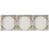 Glitter and Gold Foil Abstract Triptych 3-piece Canvas Wall Art Set