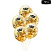 Black Gold Happy Birthday Party Confetti Balloon 30th 40th 50th Birthday Party Decorations Adult Party Ballon Air Globos