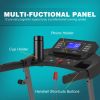 Home Use Max 2.5HP 250 LBS Capacity Incline Multi-function Foldable Electric Treadmill