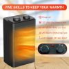 Space Heater for Indoor Use Portable Ceramic HeaterFan with Thermostat