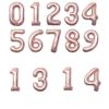 Ew16 Inch Small Number Balloon 0-9 Wedding Wedding Room Baby Birthday Party Decoration Aluminum Foil Golden Balloon