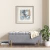 Hand Painted Abstract Framed Glass and Matted Wall Art