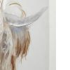 Hand Embellished Highland Bull Canvas Wall Art
