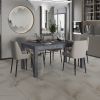 Yes4wood Gray Albany Rectangular Dining Table 63'; Modern Indoor Solid Wood Kitchen Table for Home; Kitchen; Dining Room; and Breakfast Nook