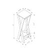 ID USA 212951 Plant Stand Red Cocoa