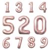 Ew16 Inch Small Number Balloon 0-9 Wedding Wedding Room Baby Birthday Party Decoration Aluminum Foil Golden Balloon