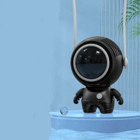 Small Handheld Personal Neck Fans USB Rechargeable Astronaut (type: USB)