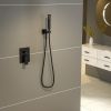 Lordear 12 Inches Rain Mixer Shower Combo Set Rainfall Ceiling Mounted Dual Shower Head System
