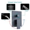 3-Spray Patterns 16-Inch Adjustable Ceiling Mounted Shower Head