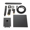 3-Spray Patterns 16-Inch Adjustable Ceiling Mounted Shower Head