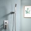 Lordear 12 Inches Rain Mixer Shower Combo Set Rainfall Ceiling Mounted Dual Shower Head System
