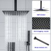 3-Spray Patterns 16-Inch Adjustable Ceiling Mounted Shower Head