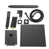 3-Spray Patterns 16-Inch Adjustable Ceiling Mounted Shower Head