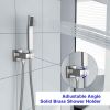 3-Spray Patterns 16-Inch Adjustable Ceiling Mounted Shower Head