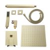 Lordear 12 Inches Rain Mixer Shower Combo Set Rainfall Ceiling Mounted Dual Shower Head System
