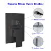 3-Spray Patterns 16-Inch Adjustable Ceiling Mounted Shower Head