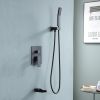 3-Spray Patterns 16-Inch Adjustable Ceiling Mounted Shower Head