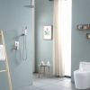 Lordear 12 Inches Rain Mixer Shower Combo Set Rainfall Ceiling Mounted Dual Shower Head System