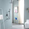 3-Spray Patterns 16-Inch Adjustable Ceiling Mounted Shower Head