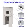 3-Spray Patterns 16-Inch Adjustable Ceiling Mounted Shower Head